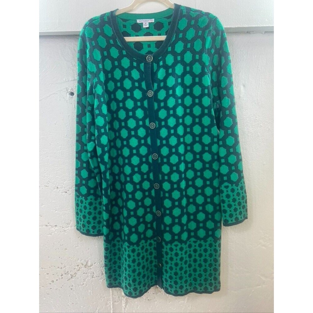 Isaacmizrahi Live Womens 1x Button Up Knee Length… - image 1